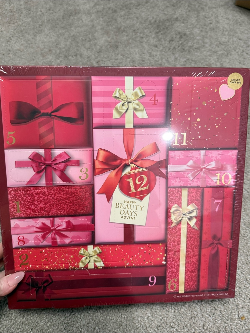 Unopened Target beauty advent calendar